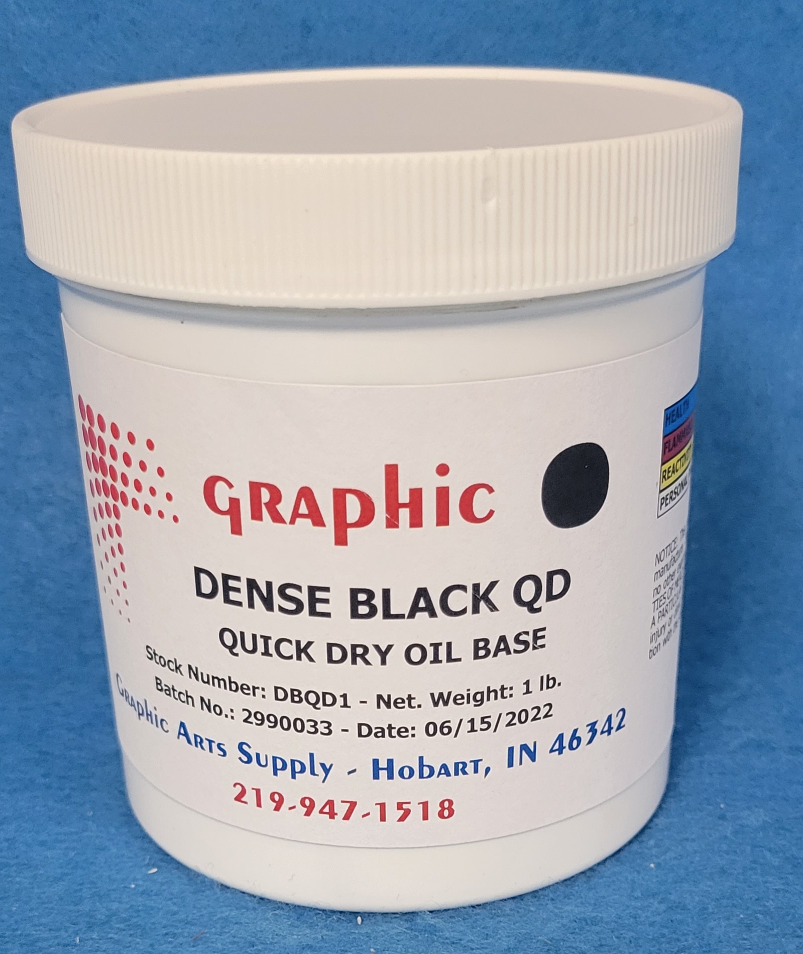 (image for) Dense Black Quick Dry Oil Base 1 lb.